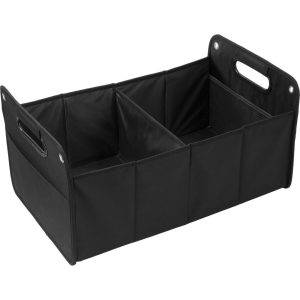 Organiseur de voiture pliable noir personnalisable avec logo