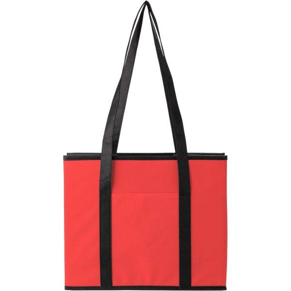 Organiseur de voiture pliable rouge personnalisable avec logo