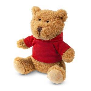 Ours en peluche avec t-shirt Camicero rouge personnalisable avec logo