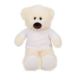 Ours en peluche | Bernie Cream Junior blanc personnalisable avec logo