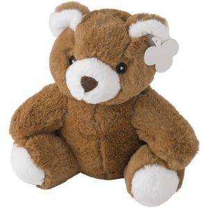 Ours en peluche brun personnalisable avec logo