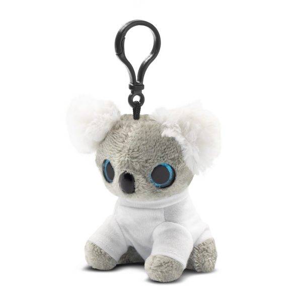 Ours en peluche koala, cintre | Kevin gris personnalisable avec logo