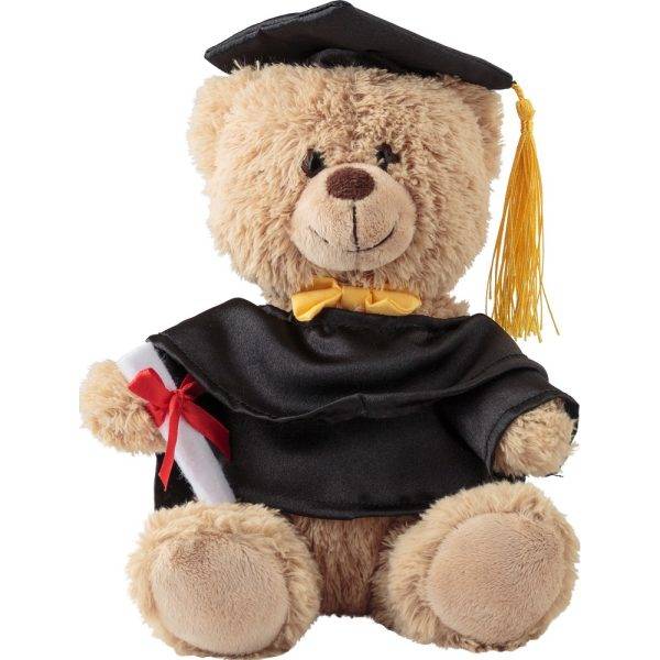Ours en Peluche noir personnalisable avec logo