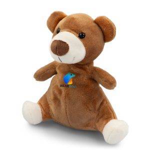 Ours en peluche Ragan brun personnalisable avec logo