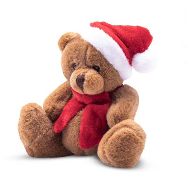 Ours Nathan Brown brun-rouge personnalisable avec logo