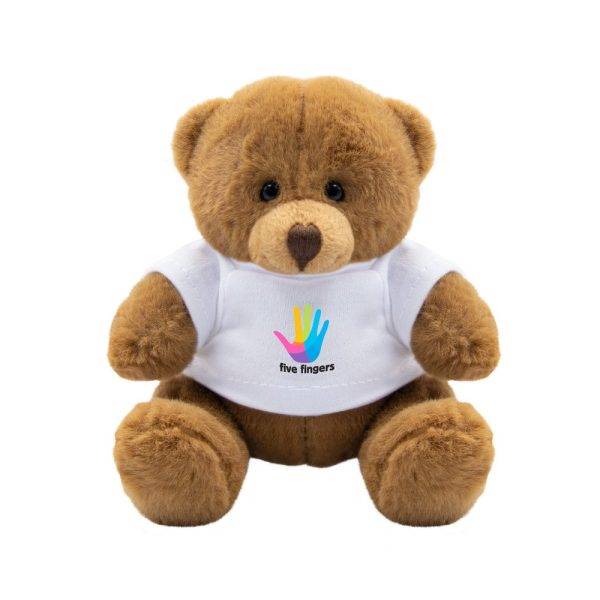 Ours Nicky Brown Junior brun personnalisable avec logo