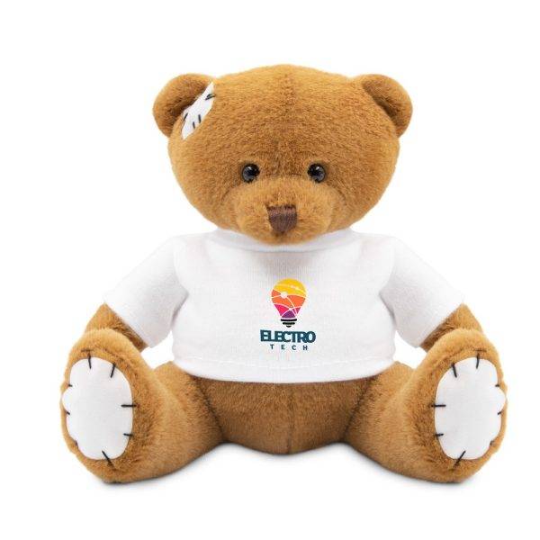 Ours Nicky Patch brun personnalisable avec logo