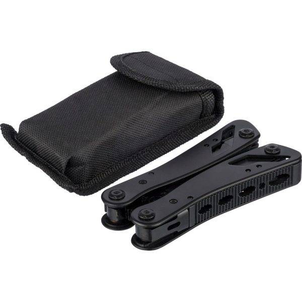 Outil multifonction, 13 fonctions noir personnalisable avec logo