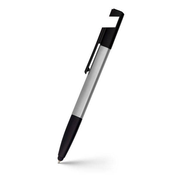 Outil multifonction, Stylo bille, nettoyeur d'écran, personnalisable – réf. V1849-19