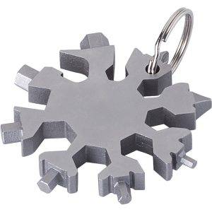 Outil multifonctionnel, 17 fonctions argent personnalisable avec logo