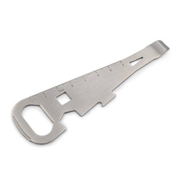 Outil multifonctionnel, ouvre-bouteille | Ash argent personnalisable