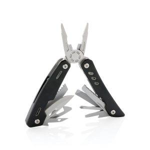 Outil multifonctions Solid, noir personnalisable avec logo