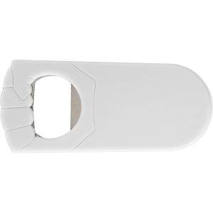 Ouvre-bouteille "poing" blanc personnalisable avec logo