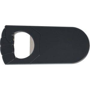 Ouvre-bouteille "poing" noir personnalisable avec logo
