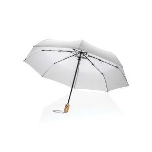 Parapluie 21" automatique rPET 190T et bambou Impact personnalisable – réf. P850.613