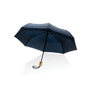 Parapluie 21" automatique rPET 190T et bambou Impact personnalisable – réf. P850.615