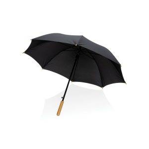 Parapluie 23" en rPET et bambou ouverture auto Impact personnalisable