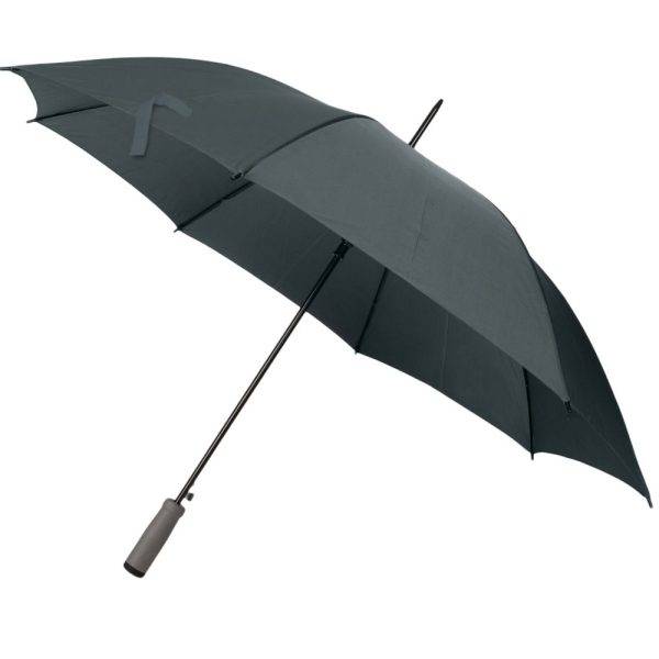 Parapluie automatique Dwight gris personnalisable avec logo