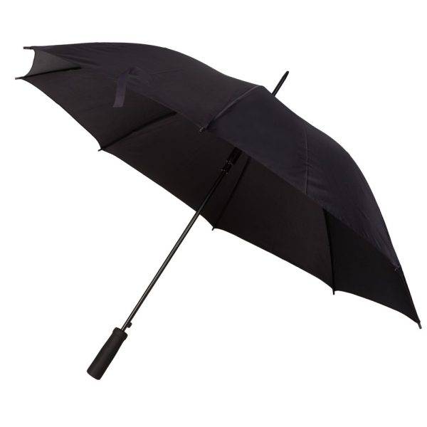 Parapluie automatique Dwight noir personnalisable avec logo