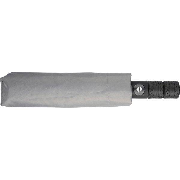 Parapluie automatique gris personnalisable avec logo