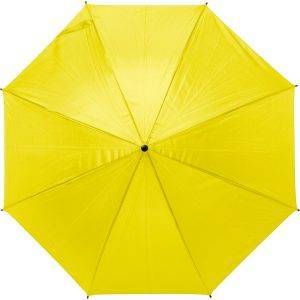 Parapluie automatique jaune personnalisable avec logo