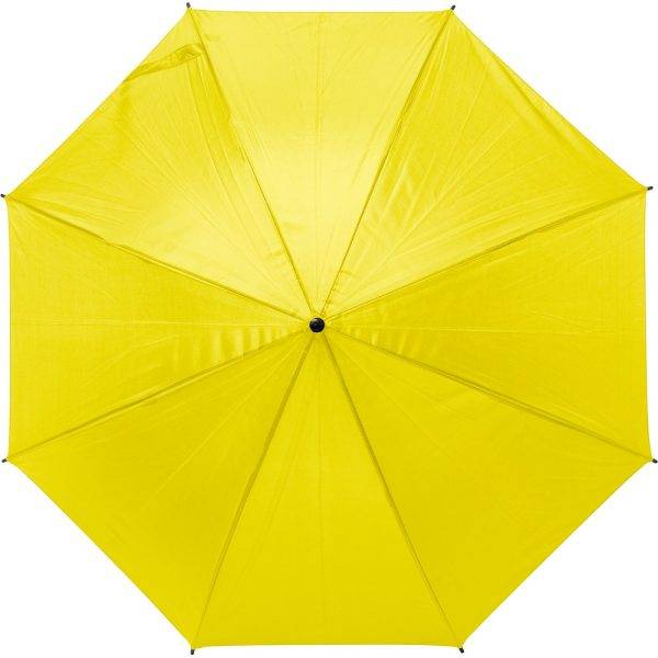 Parapluie automatique jaune personnalisable avec logo