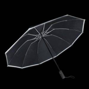 Parapluie automatique Mauro Conti | Kim noir personnalisable avec logo