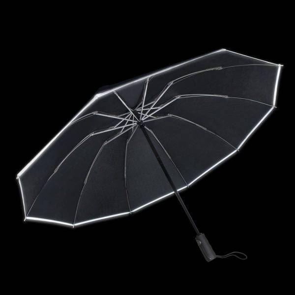 Parapluie automatique Mauro Conti | Kim noir personnalisable avec logo