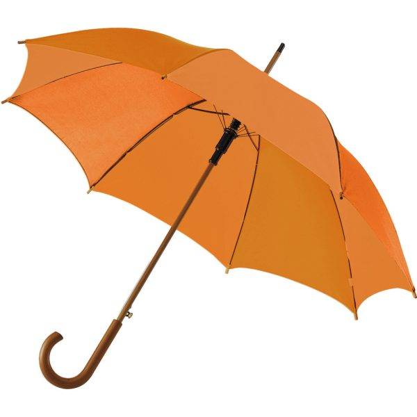 Parapluie automatique orange personnalisable avec logo – réf. V4232-07