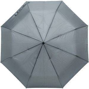 Parapluie automatique, pliable gris personnalisable avec logo