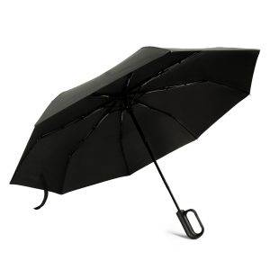 Parapluie automatique pliable Kymbrea noir personnalisable avec logo