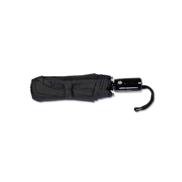 Parapluie automatique, pliable noir personnalisable avec logo – réf. V9912-03