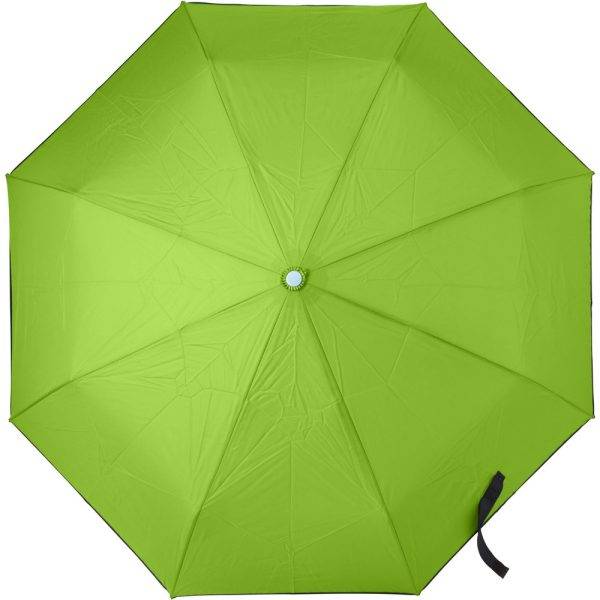 Parapluie automatique, pliable vert claire personnalisable avec logo