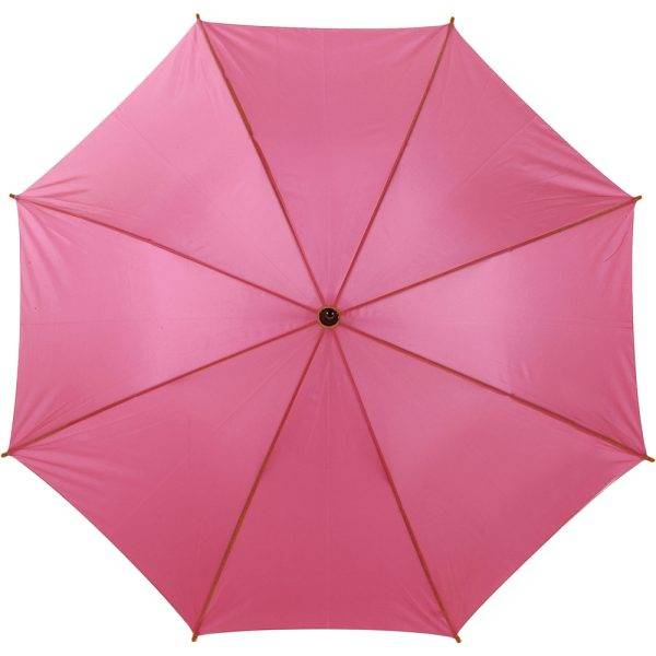 Parapluie automatique rose personnalisable avec logo – réf. V4232-21