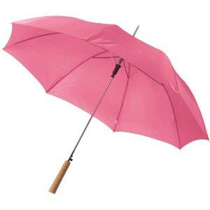 Parapluie automatique rose personnalisable avec logo