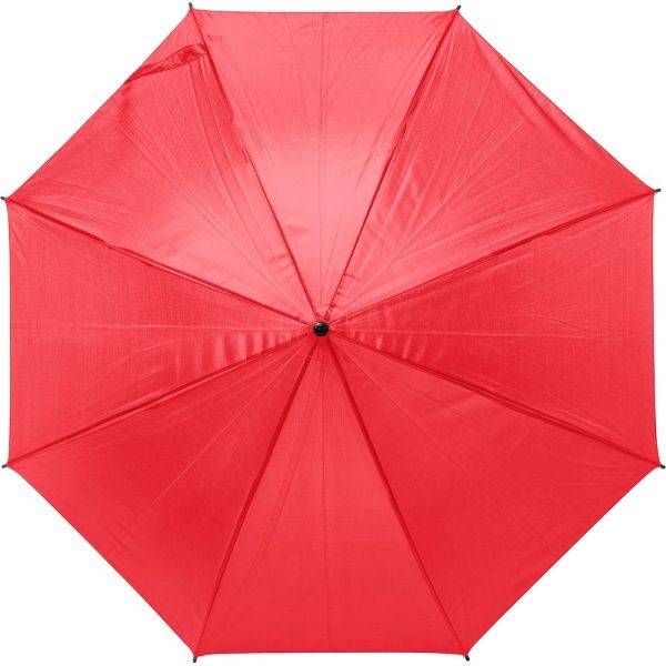 Parapluie automatique rouge personnalisable avec logo