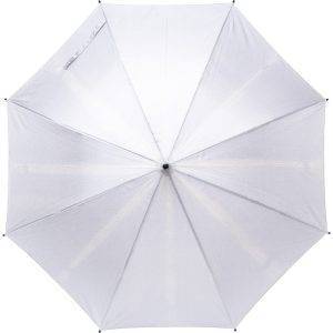 Parapluie automatique RPET blanc personnalisable avec logo – réf. V0791-02