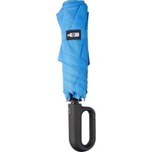 Parapluie automatique RPET bleu clair personnalisable avec logo