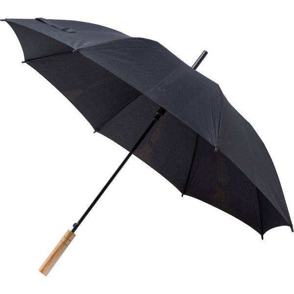 Parapluie automatique RPET noir personnalisable avec logo – réf. V0791-03