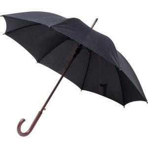 Parapluie automatique RPET noir personnalisable avec logo