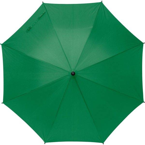 Parapluie automatique RPET vert personnalisable avec logo