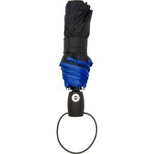Parapluie automatique tempête, pliable bleu marine personnalisable