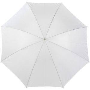 Parapluie manuel blanc personnalisable avec logo
