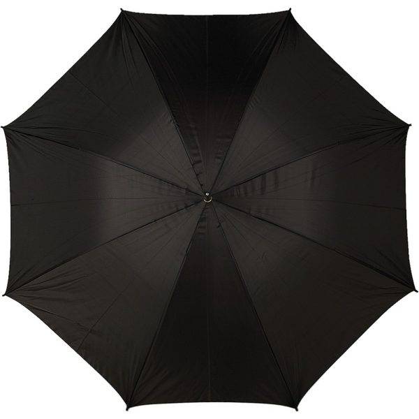 Parapluie manuel noir personnalisable avec logo
