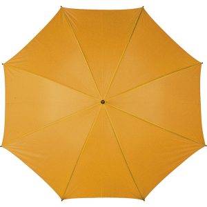 Parapluie manuel orange personnalisable avec logo