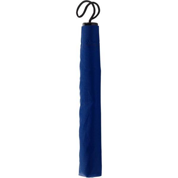 Parapluie manuel, pliable bleu marine personnalisable avec logo