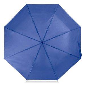 Parapluie manuel pliable Bores bleu marine personnalisable avec logo