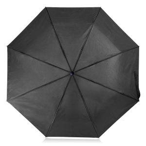 Parapluie manuel pliable Bores noir personnalisable avec logo