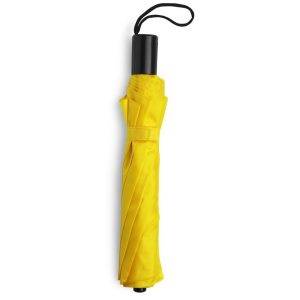 Parapluie manuel, pliable jaune personnalisable avec logo