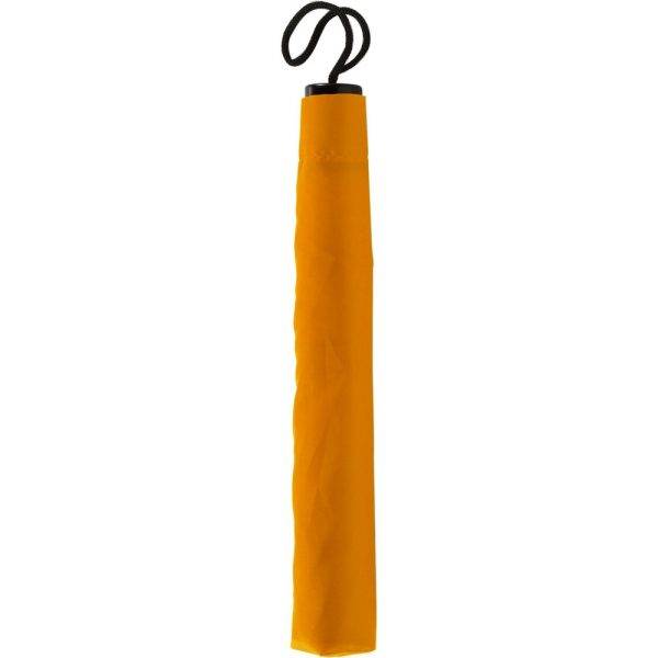 Parapluie manuel, pliable orange personnalisable avec logo